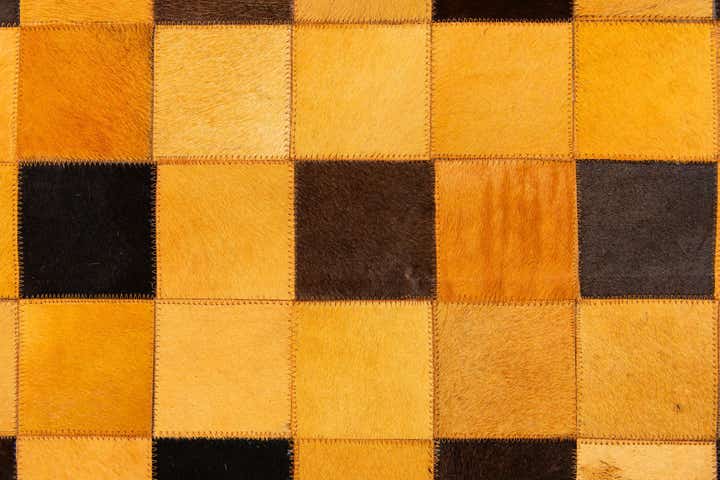 5' 1 x 8' Cowhide Stocks Rug