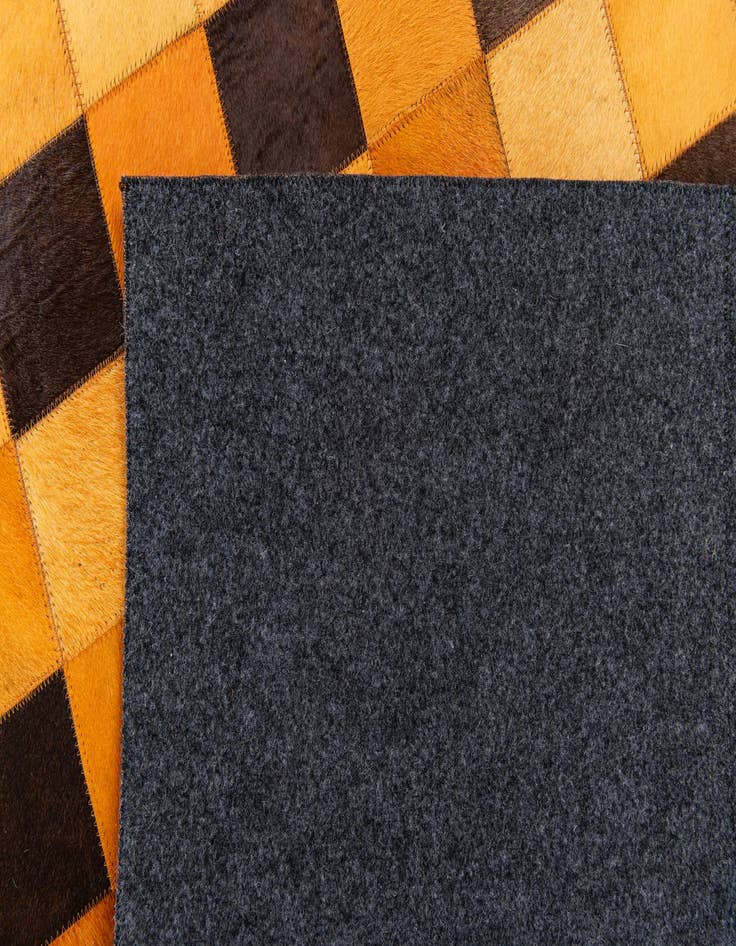 Detail image of 5' 1 x 8' Cowhide Stocks Rug