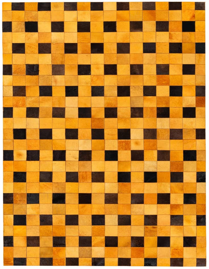 Detail image of 5' 1 x 8' Cowhide Stocks Rug