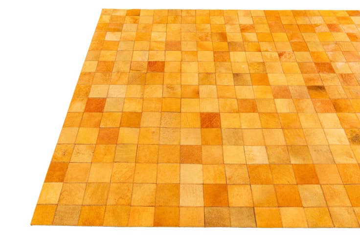 Detail image of 5' 2 x 8' Cowhide Stocks Rug