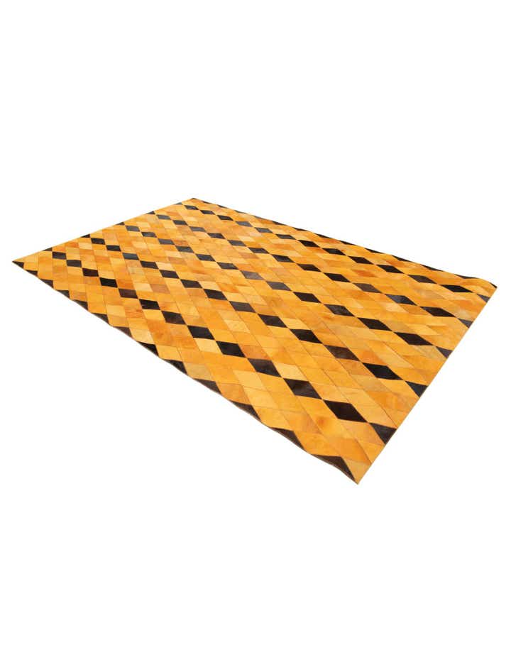 5' 1 x 8' Cowhide Stocks Rug