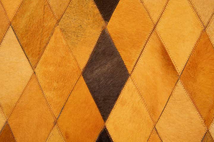 5' 1 x 8' Cowhide Stocks Rug