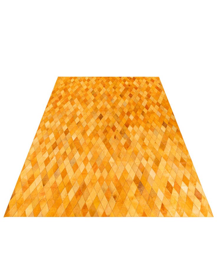 Detail image of 8' 1 x 10' 1 Cowhide Stocks Rug