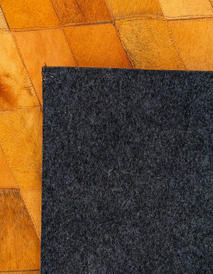 Detail image of 8' 1 x 10' 1 Cowhide Stocks Rug