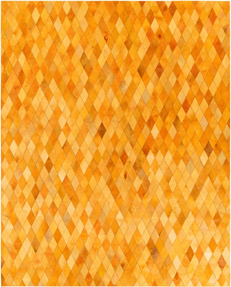 Detail image of 8' 1 x 10' 1 Cowhide Stocks Rug