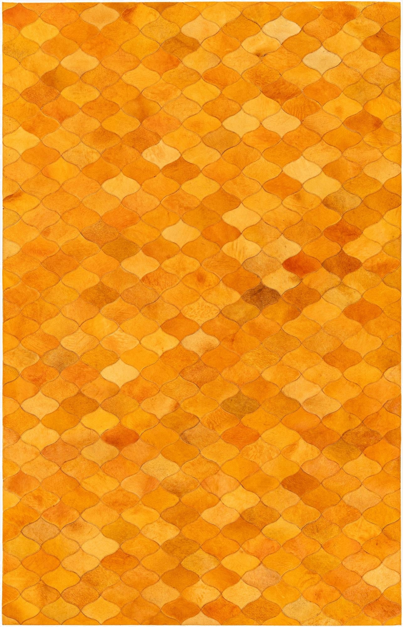 5' 1 x 8' Cowhide Stocks Rug