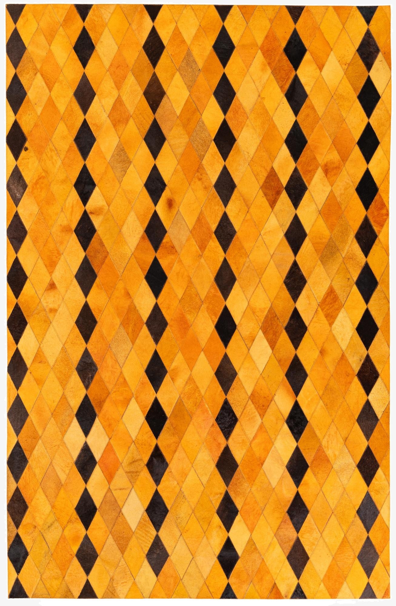 5' 1 x 8' Cowhide Stocks Rug