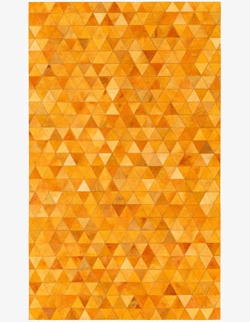 4' 11 x 8' Cowhide Stocks Rug