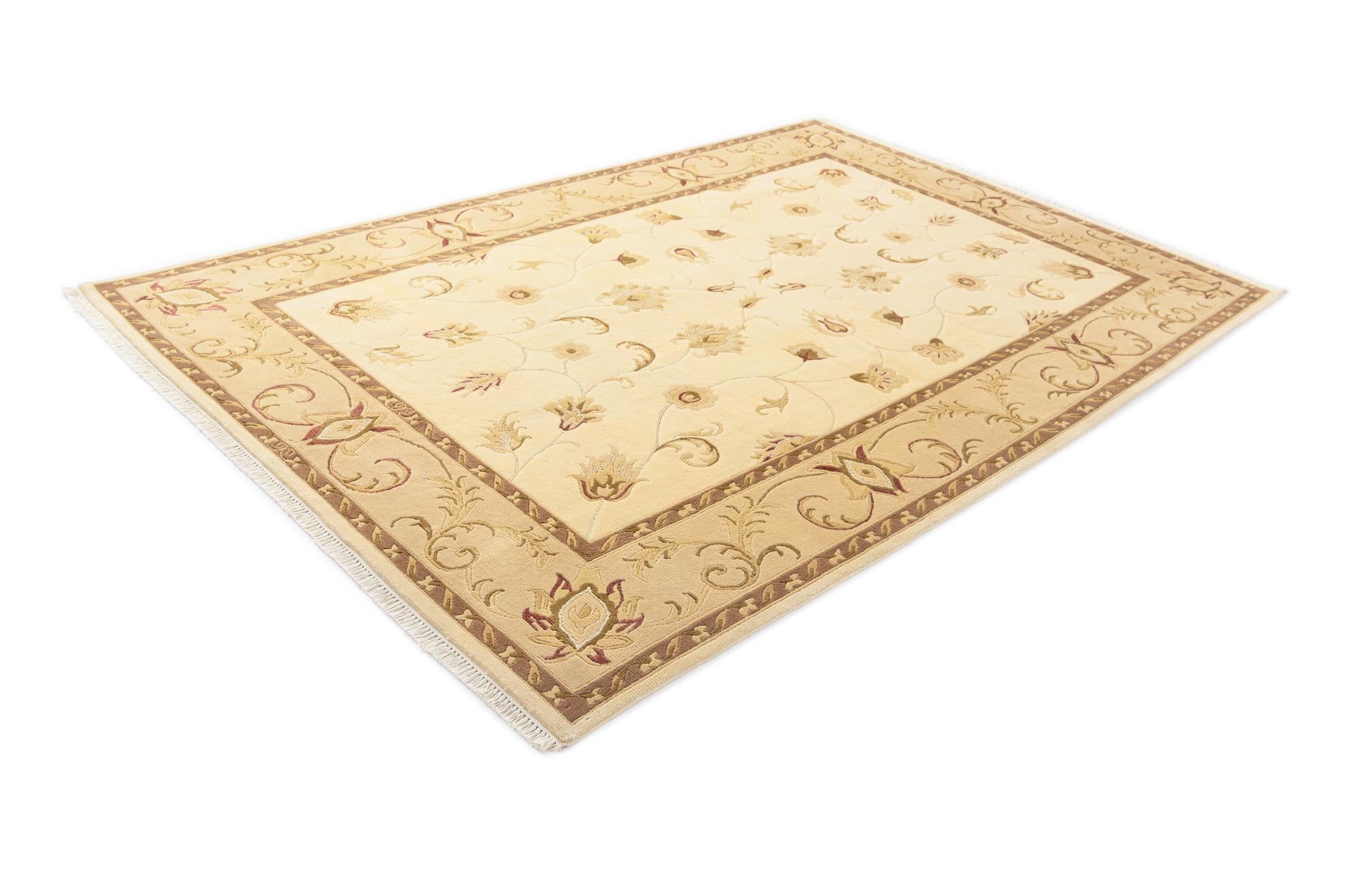 6' 8 x 10' 1 Hand Knotted Darya Wool Rug