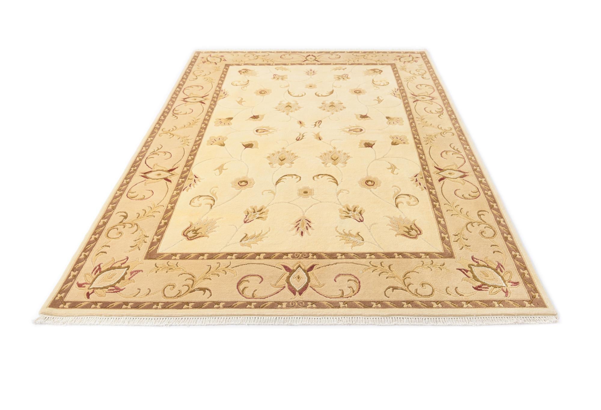 6' 8 x 10' 1 Hand Knotted Darya Wool Rug