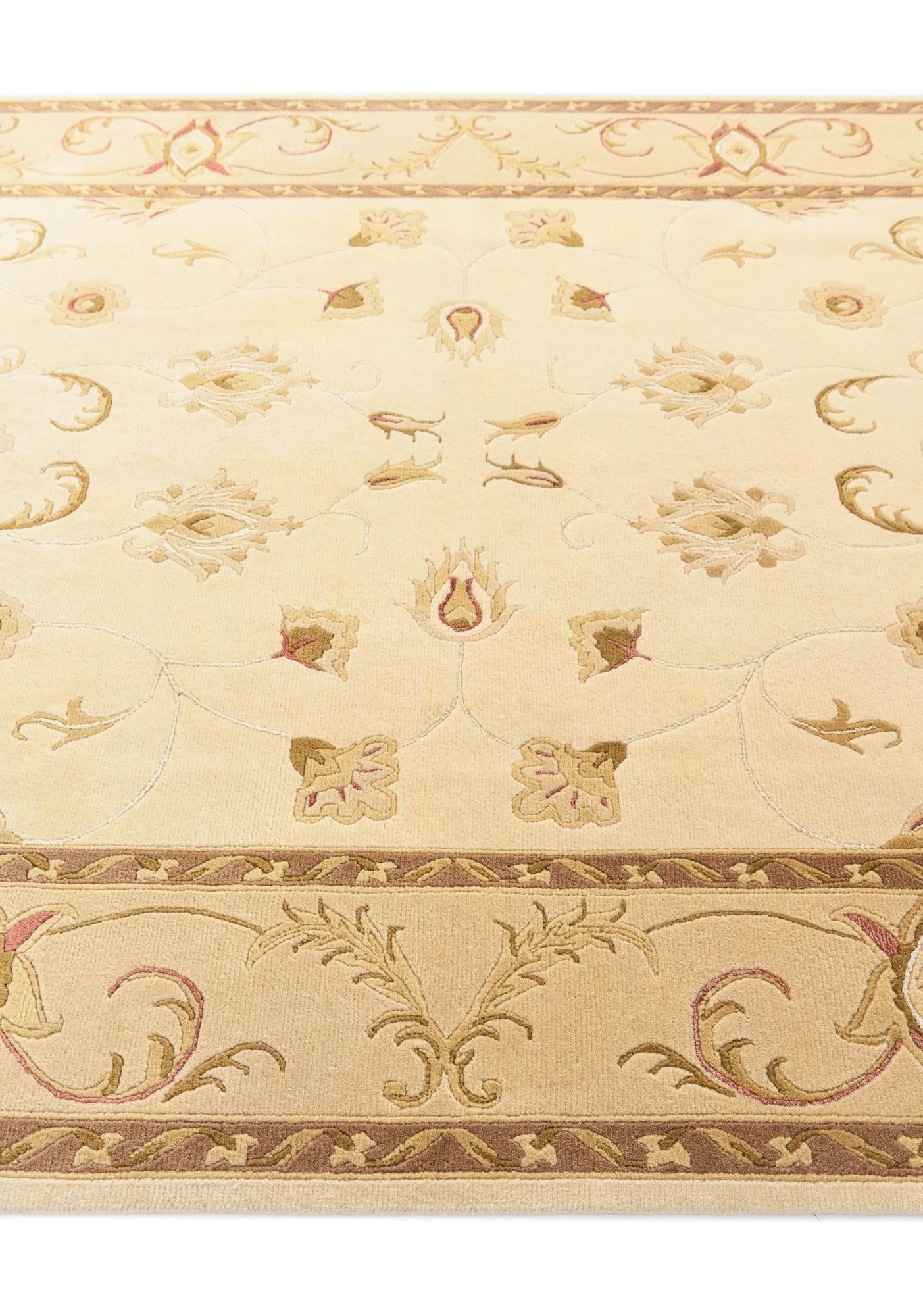 6' 8 x 10' 1 Hand Knotted Darya Wool Rug