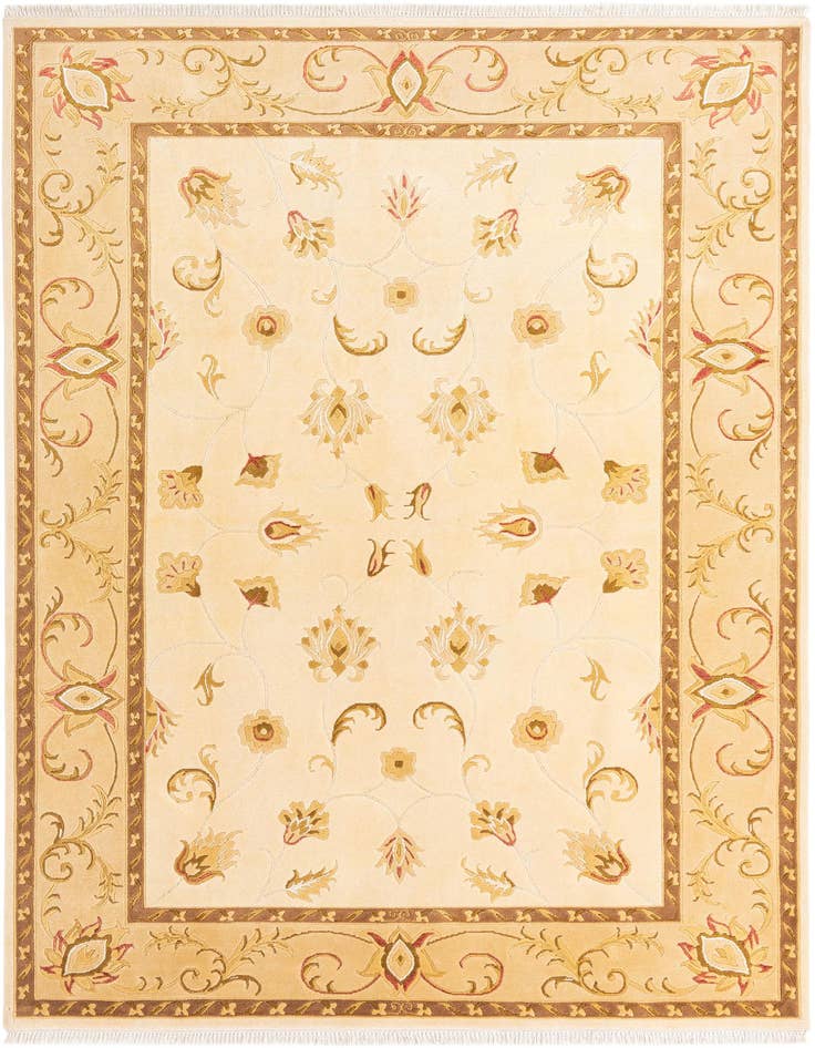 Detail image of 6' 8 x 10' 1 Hand Knotted Darya Wool Rug