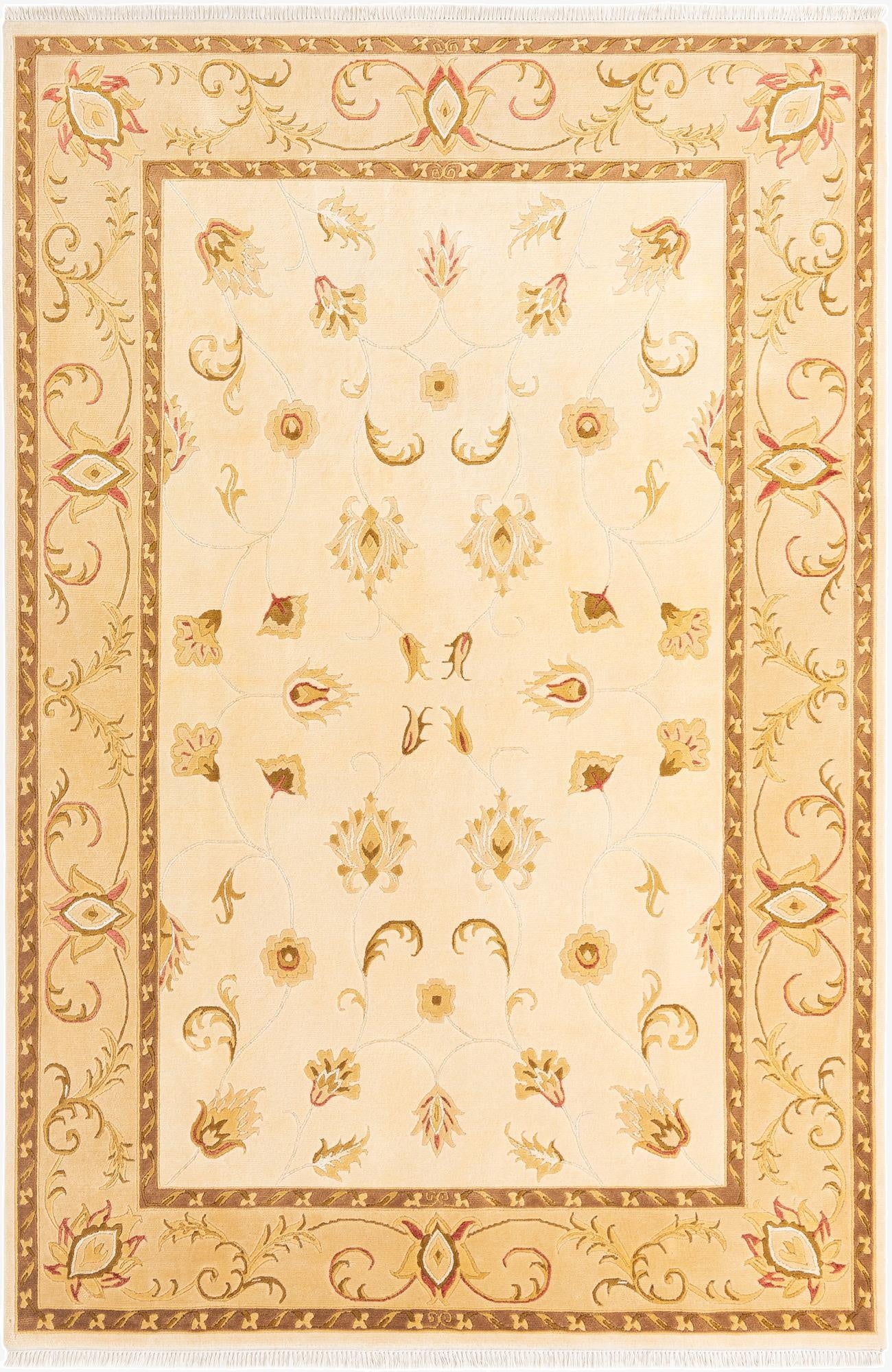 6' 8 x 10' 1  Hand Knotted Darya Wool Rug