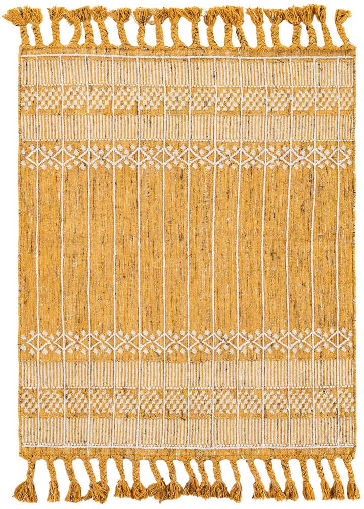 4' 1 x 6' 1 Easy-Clean Eco Bohemian Indoor / Outdoor Rug