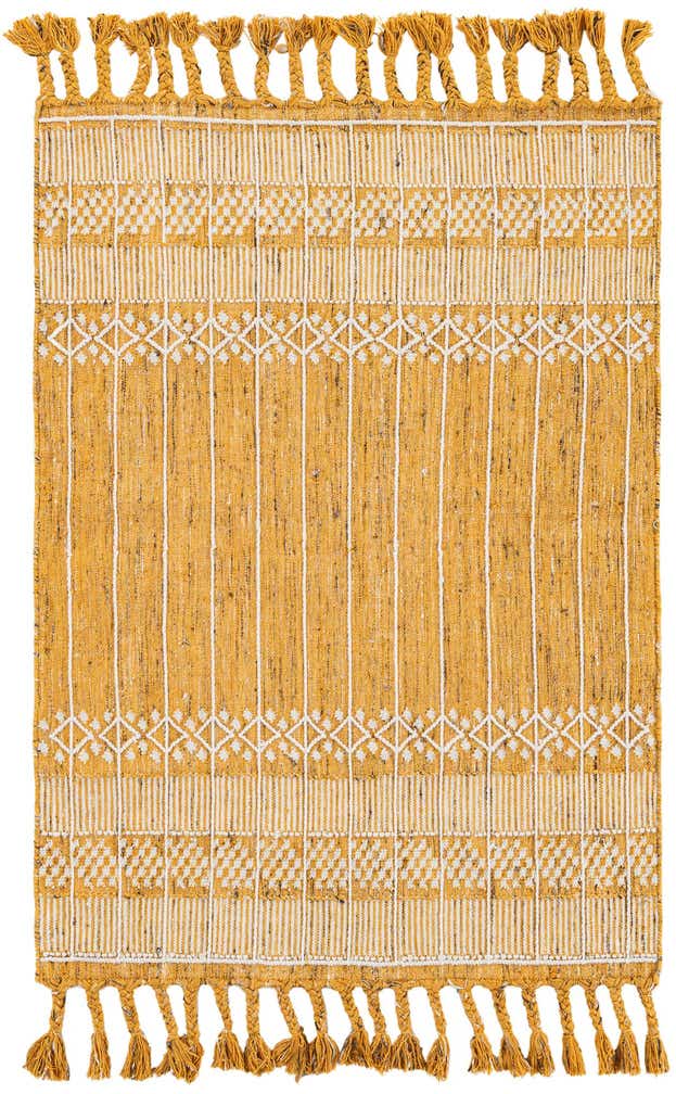 4' 1 x 6' 1 Easy-Clean Eco Bohemian Indoor / Outdoor Rug