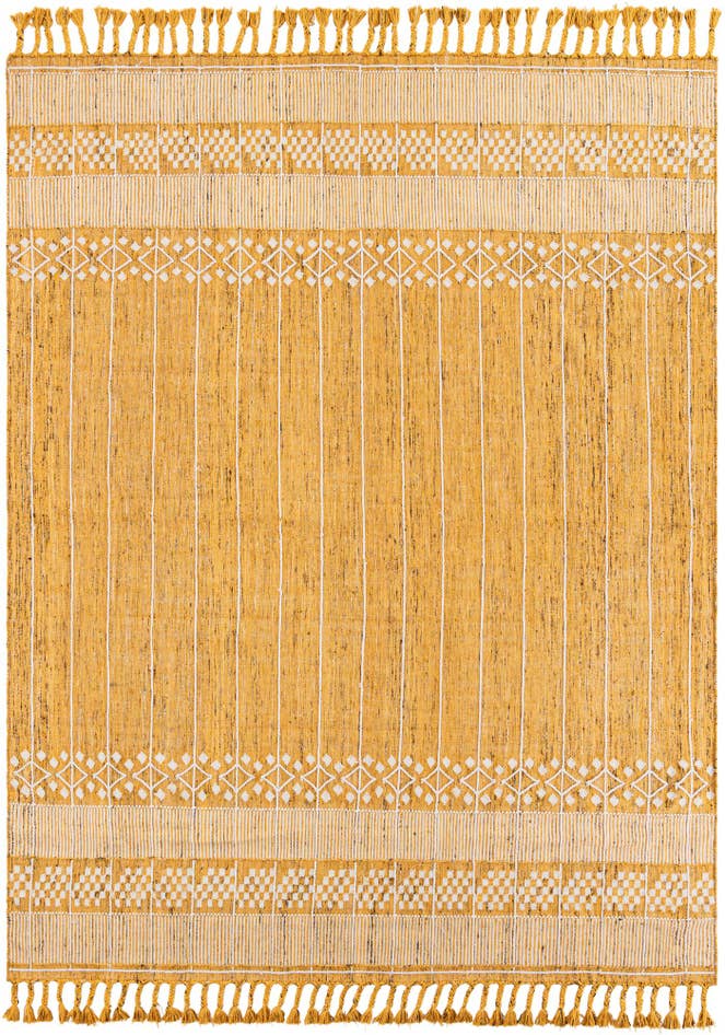 Detail image of 9' x 12' Easy-Clean Eco Bohemian Indoor / Outdoor Rug