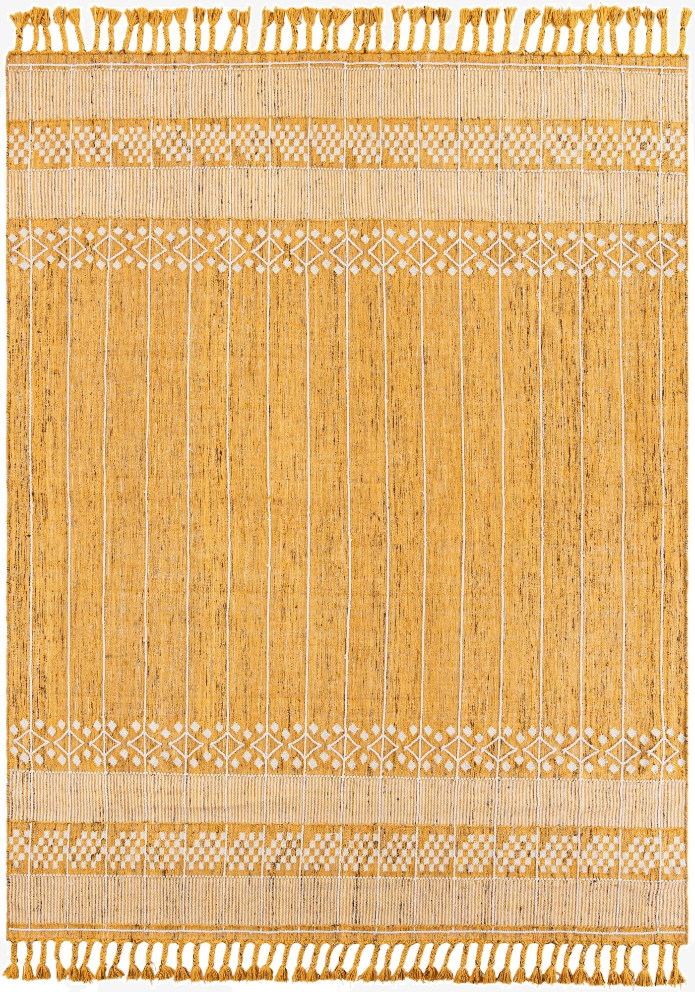 9' x 12'  Washable Eco Bohemian Indoor / Outdoor Rug