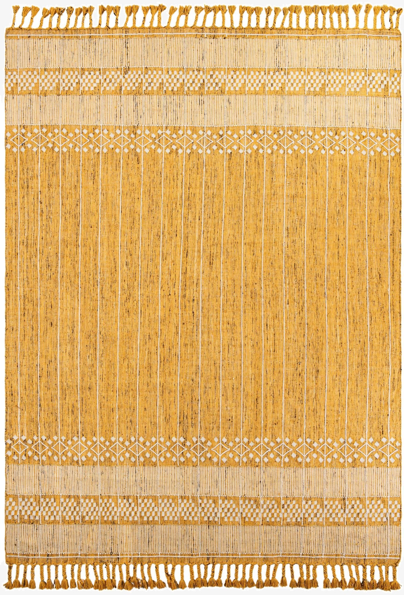 10' x 14' 1  Washable Eco Bohemian Indoor / Outdoor Rug