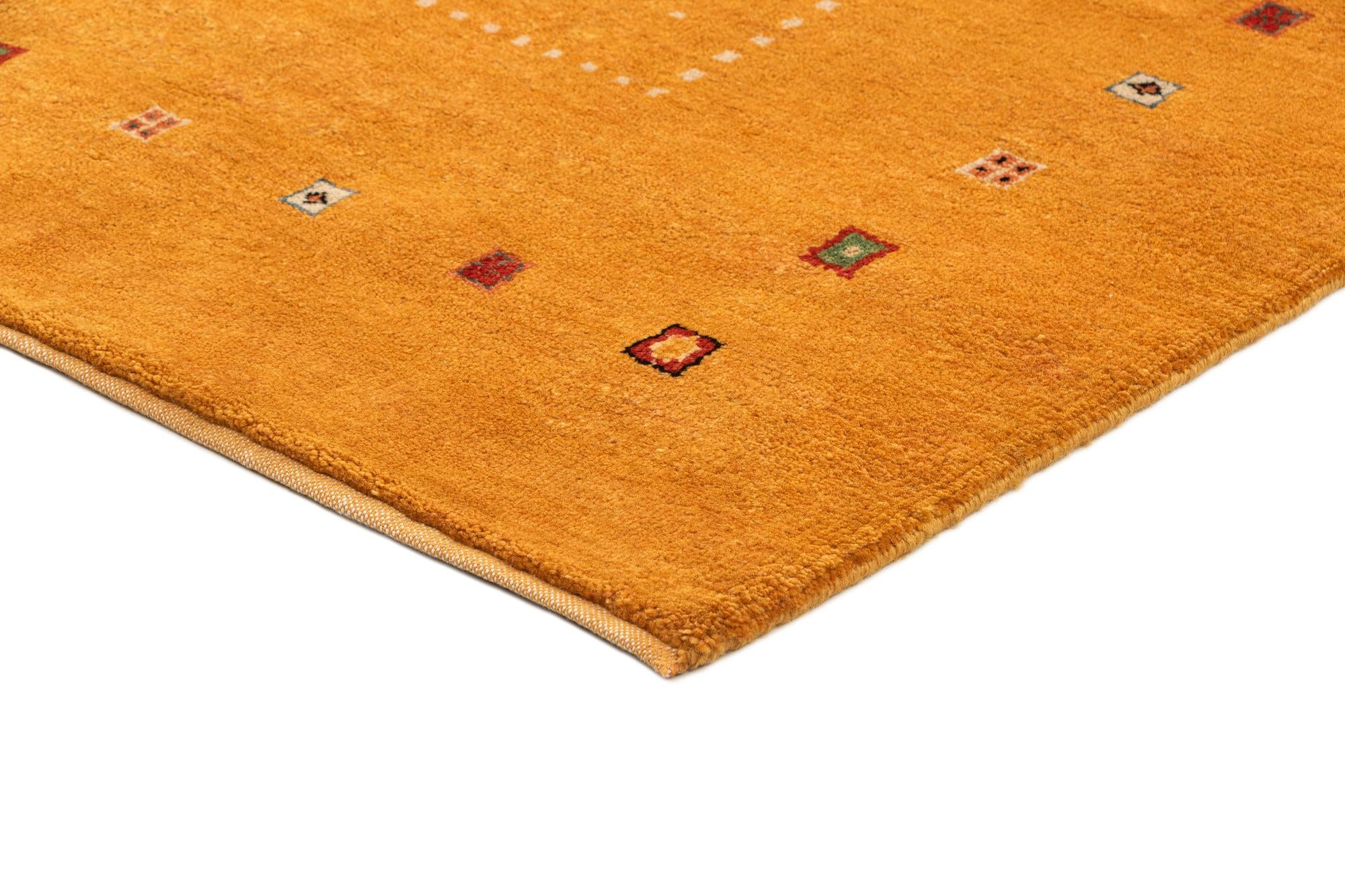 4' 10 x 6' 9 Hand Knotted Gabbeh Wool Rug