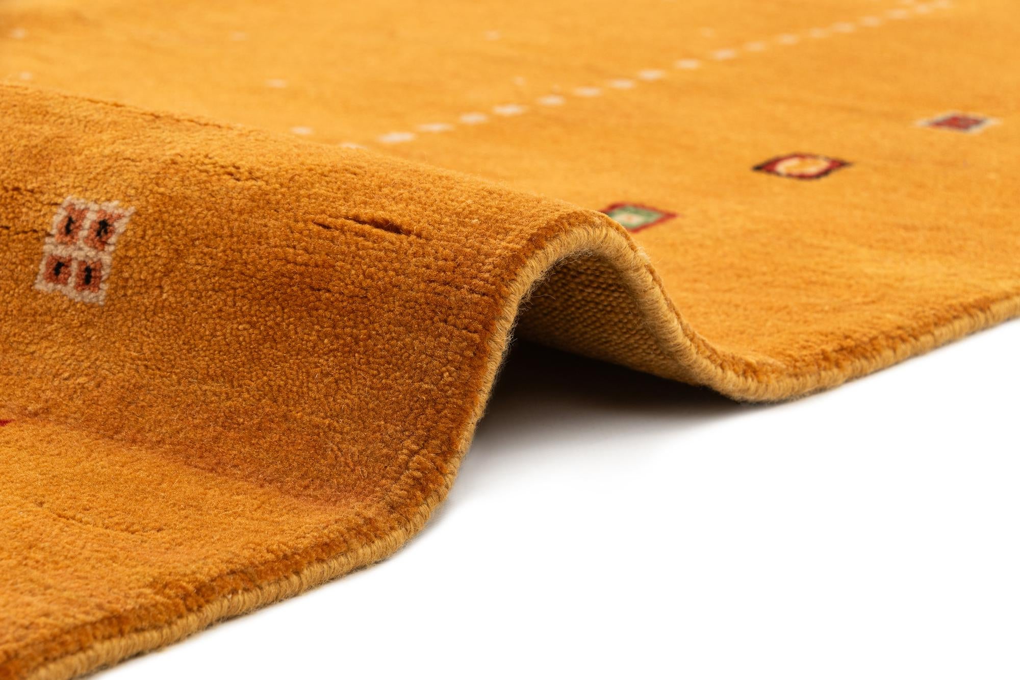 4' 10 x 6' 9 Hand Knotted Gabbeh Wool Rug
