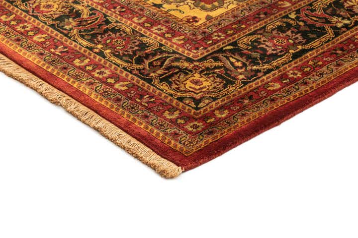 5' 7 x 7' 9 Hand Knotted Isfahan Oriental Wool Rug