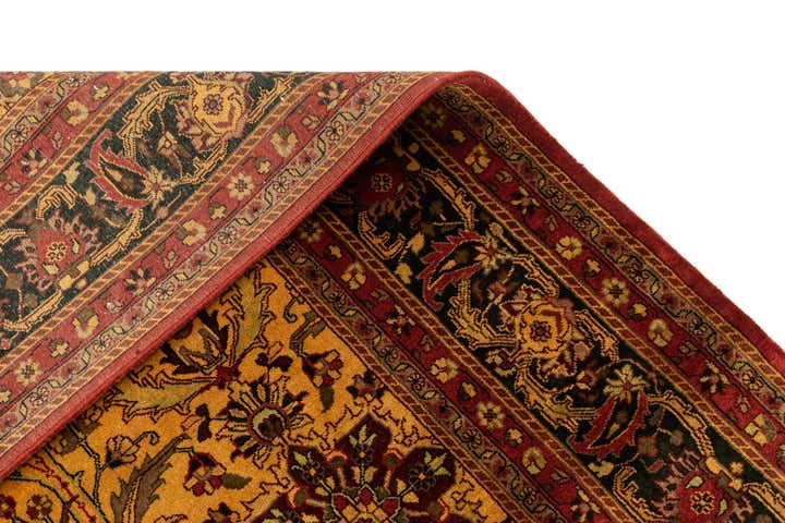 5' 7 x 7' 9 Hand Knotted Isfahan Oriental Wool Rug