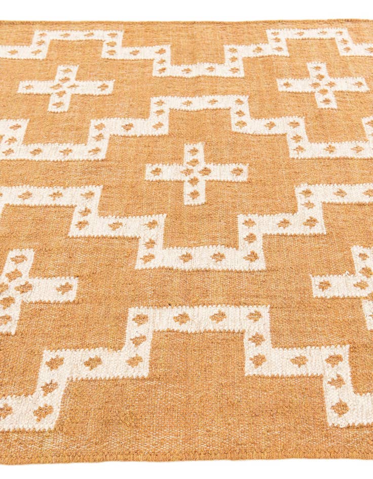 Detail image of 4' x 6' 2 Hand Woven Kilim Jute Rug