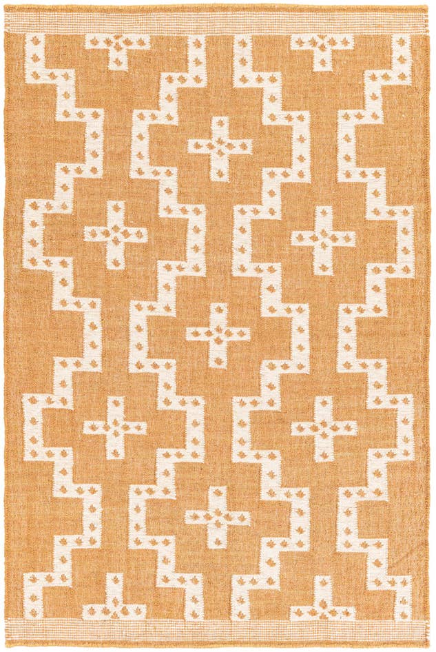 Detail image of 4' x 6' 2 Hand Woven Kilim Jute Rug