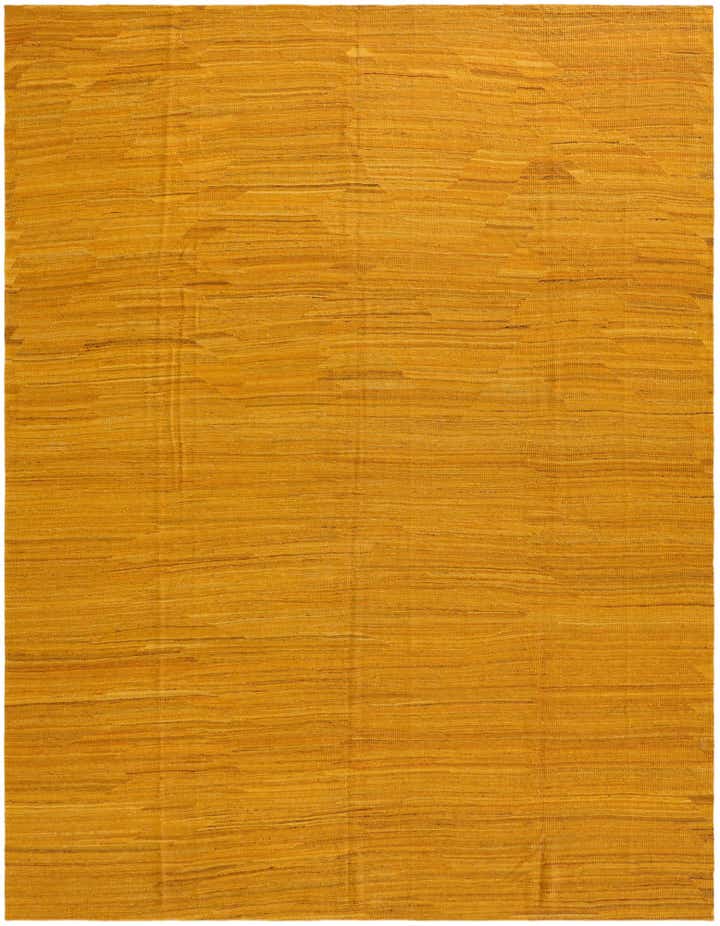 9' 10 x 12' 8 Hand Woven Kilim Modern Wool Rug