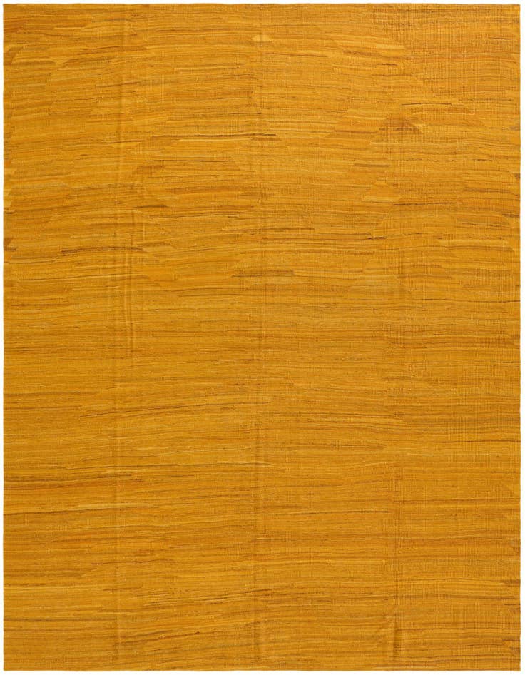 Detail image of 9' 10 x 12' 8 Hand Woven Kilim Modern Wool Rug