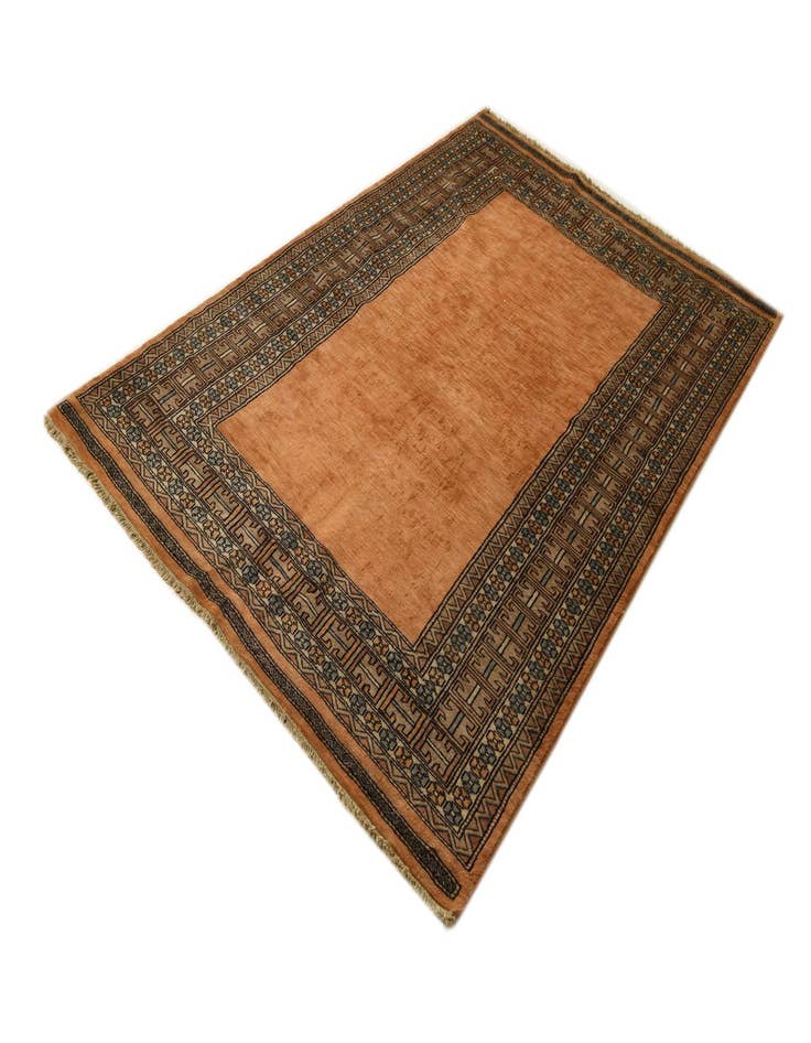 Detail image of 5' 1 x 8'  Hand Knotted Peshawar Ziegler Rug