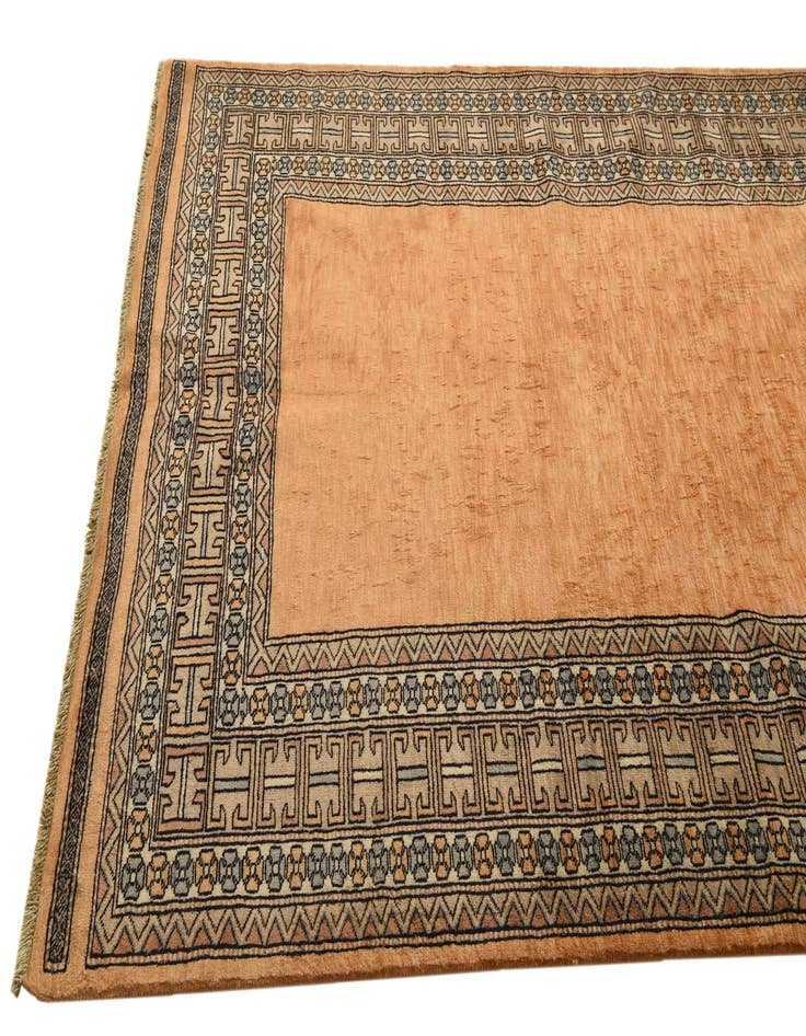 Detail image of 5' 1 x 8'  Hand Knotted Peshawar Ziegler Rug