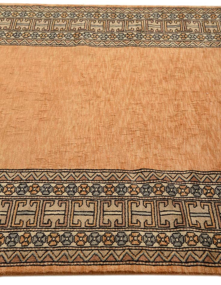 Detail image of 5' 1 x 8'  Hand Knotted Peshawar Ziegler Rug