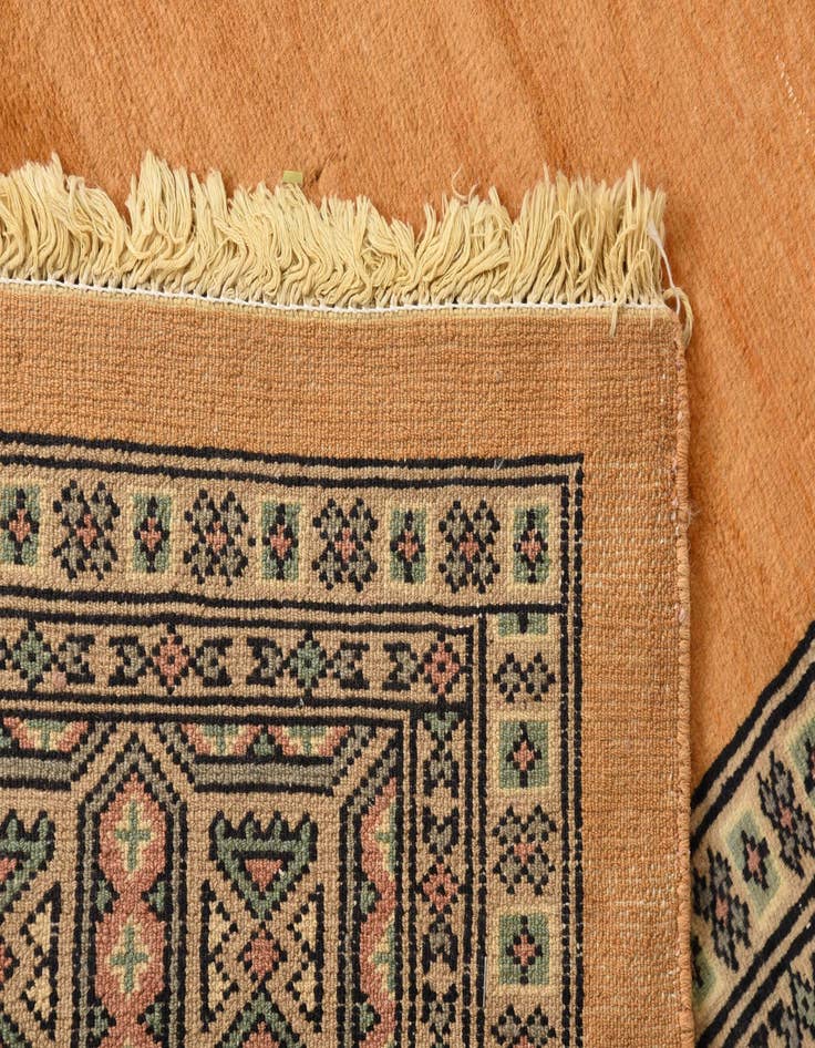 Detail image of  5' 7 x 7' 8  Hand Knotted Peshawar Ziegler Rug