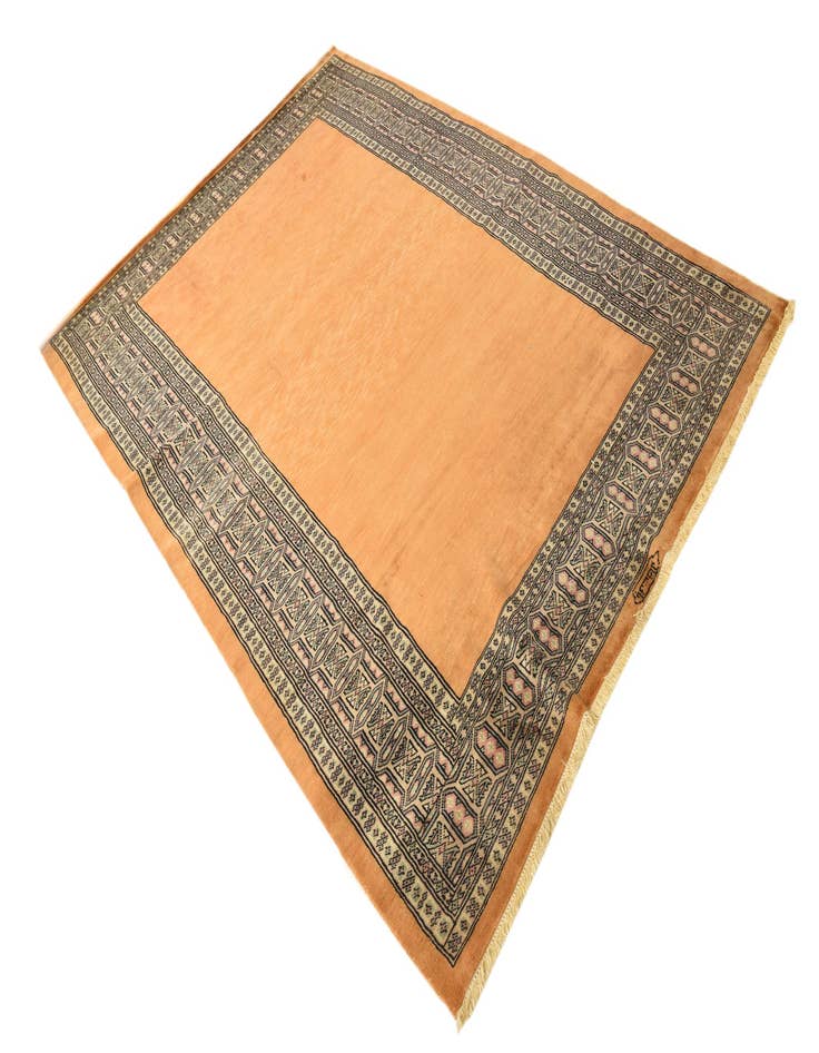 Detail image of  5' 7 x 7' 8  Hand Knotted Peshawar Ziegler Rug