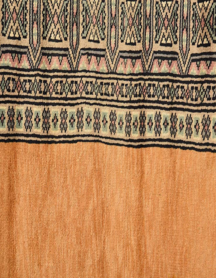 Detail image of  5' 7 x 7' 8  Hand Knotted Peshawar Ziegler Rug