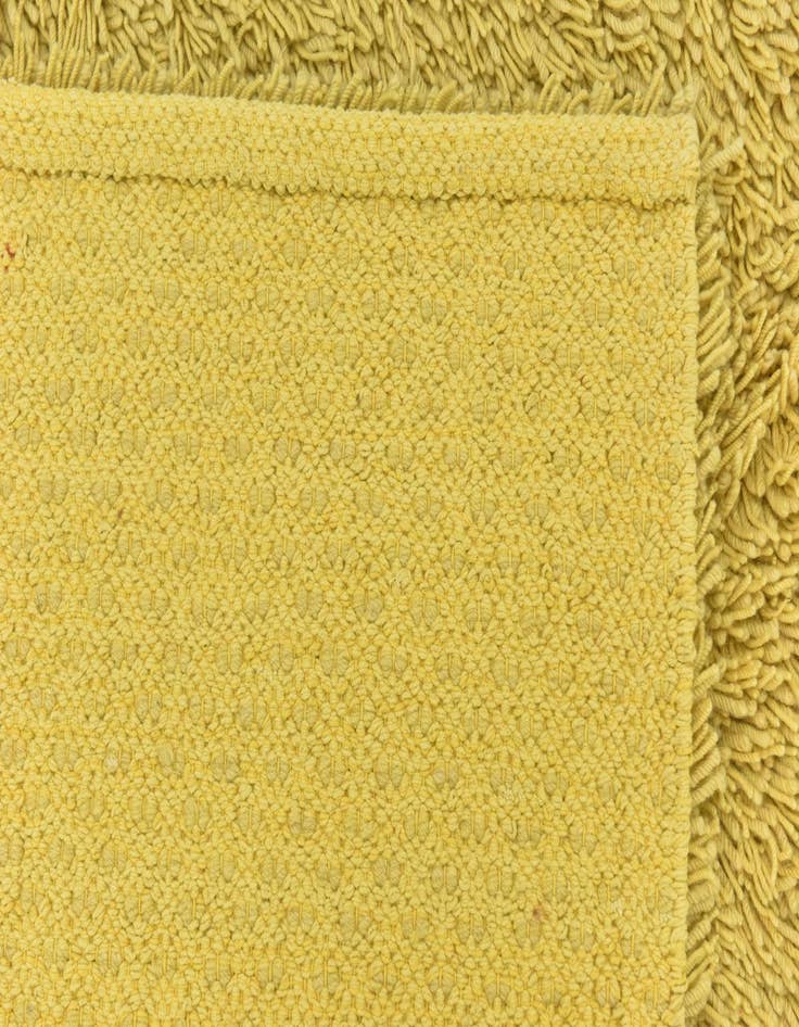 Detail image of 5' 8 x 7' 6 Hand Knotted Solid Shag Rug