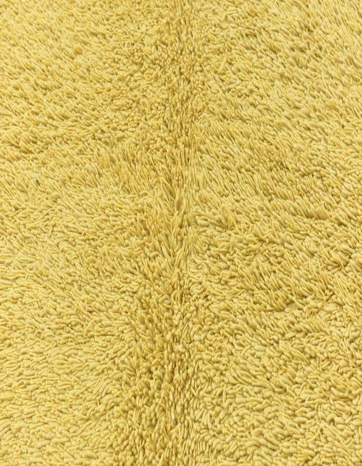 Detail image of 5' 8 x 7' 6 Hand Knotted Solid Shag Rug