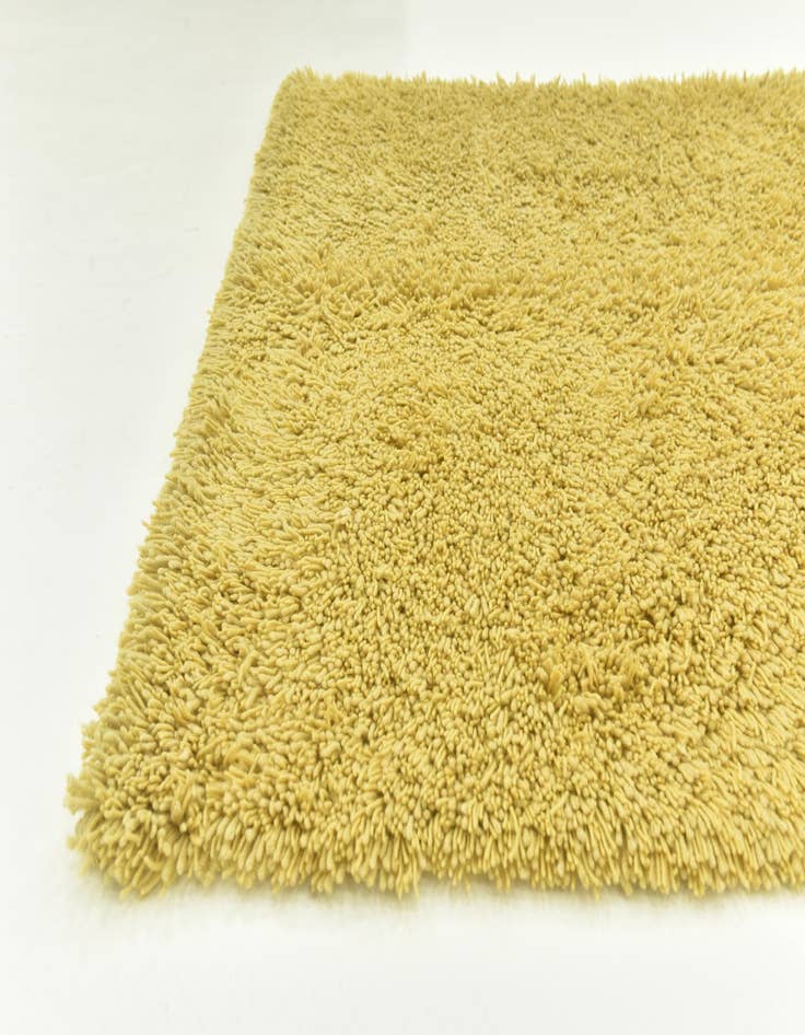 Detail image of 5' 8 x 7' 6 Hand Knotted Solid Shag Rug