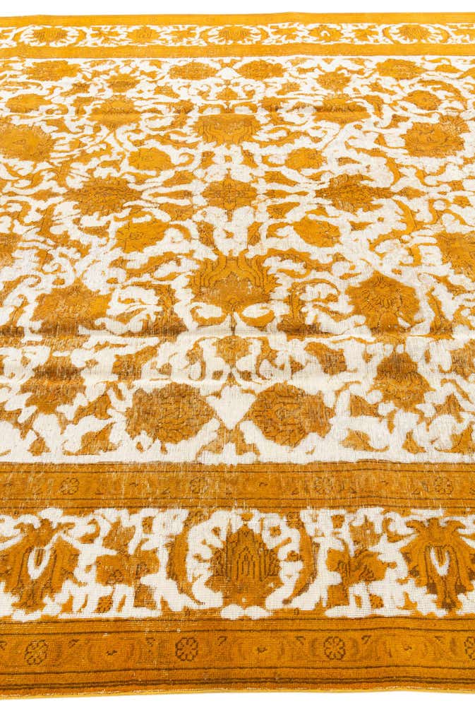 9' 6 x 12' 7 Hand Knotted Ultra Vintage Persian Wool Rug