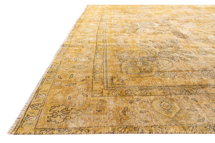 Detail image of 9' 2 x 12' 5 Hand Knotted Ultra Vintage Persian Wool Rug