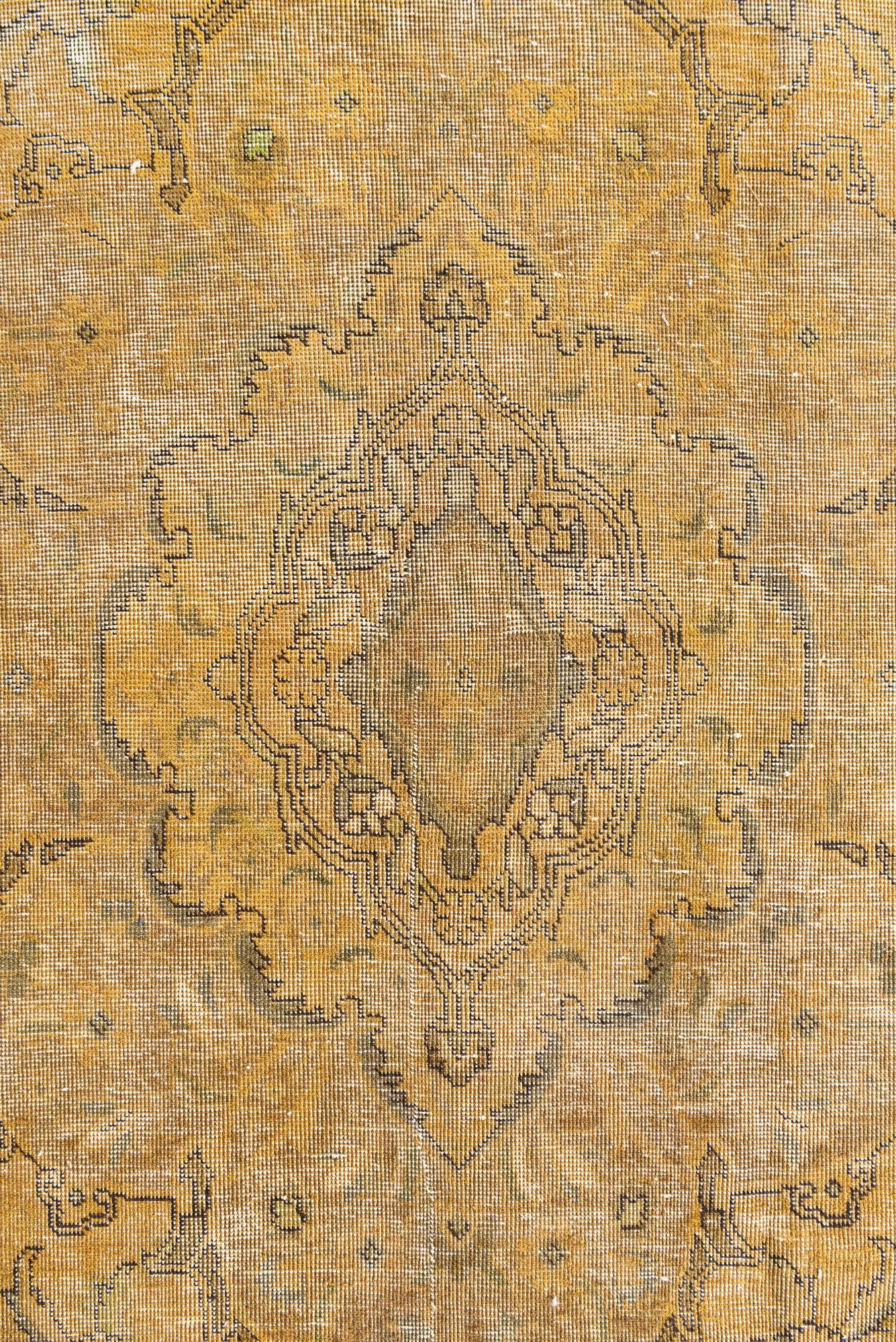 9' 2 x 12' 5 Hand Knotted Ultra Vintage Persian Wool Rug