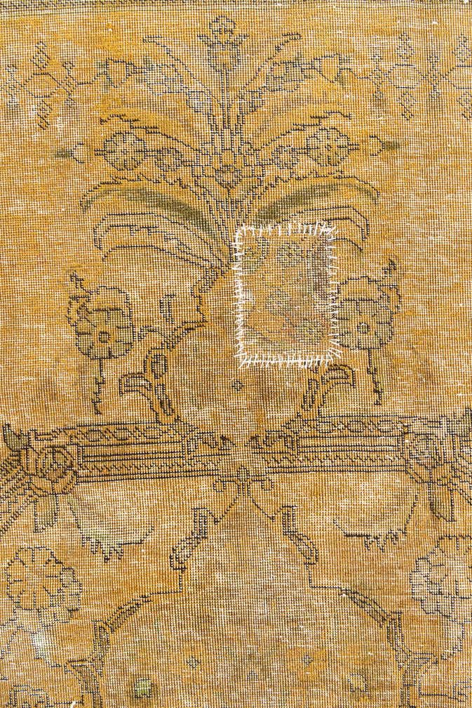 9' 2 x 12' 5 Hand Knotted Ultra Vintage Persian Wool Rug