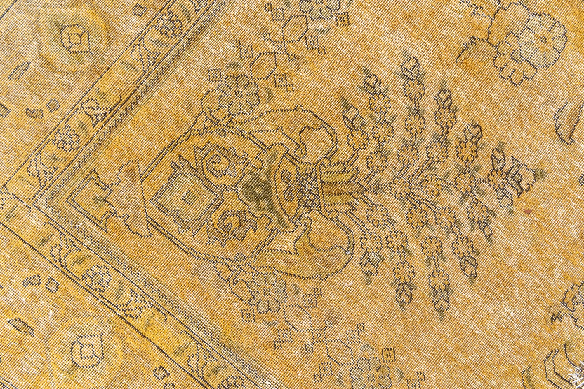 9' 2 x 12' 5 Hand Knotted Ultra Vintage Persian Wool Rug
