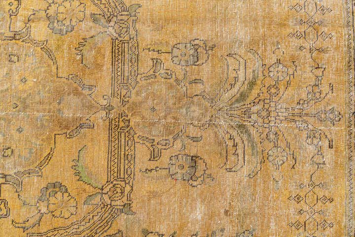 9' 2 x 12' 5 Hand Knotted Ultra Vintage Persian Wool Rug
