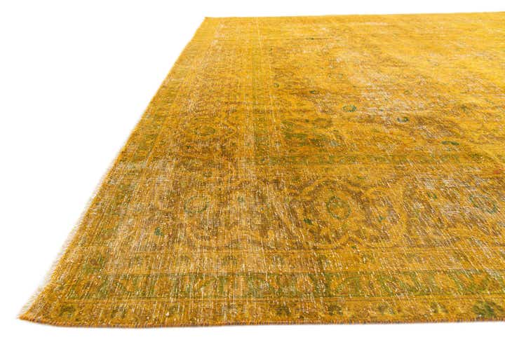 9' 5 x 12' 8 Hand Knotted Ultra Vintage Persian Wool Rug