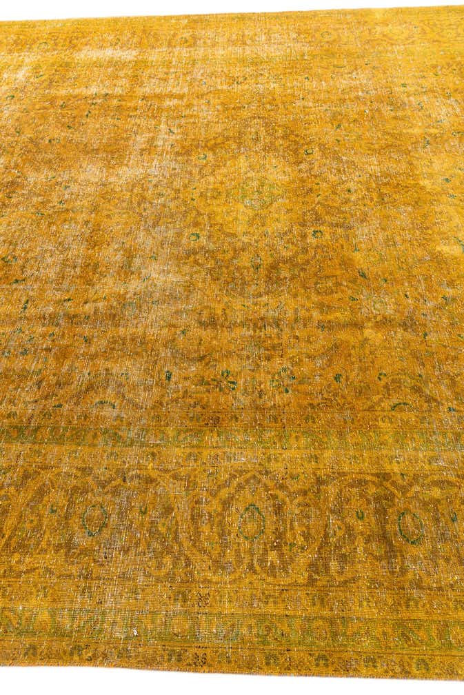 9' 5 x 12' 8 Hand Knotted Ultra Vintage Persian Wool Rug
