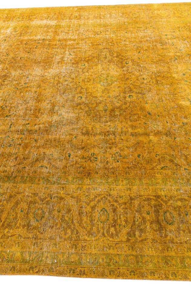 Detail image of 9' 5 x 12' 8 Hand Knotted Ultra Vintage Persian Wool Rug