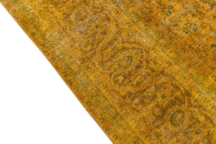9' 5 x 12' 8 Hand Knotted Ultra Vintage Persian Wool Rug