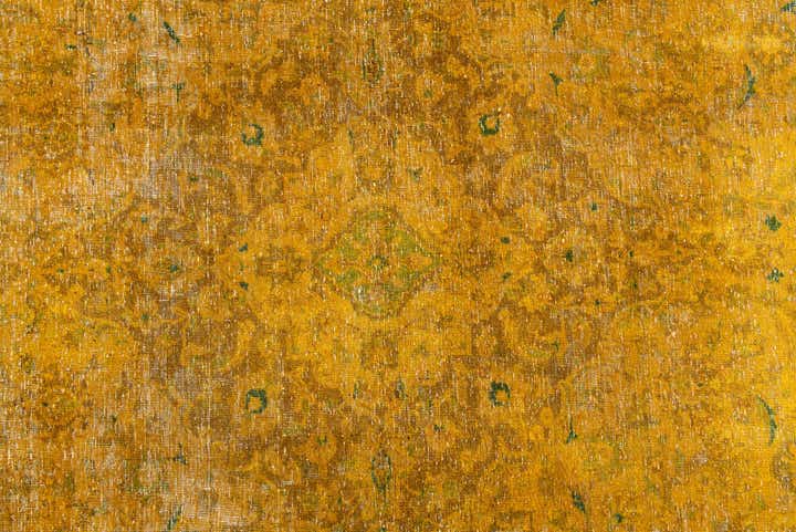 9' 5 x 12' 8 Hand Knotted Ultra Vintage Persian Wool Rug